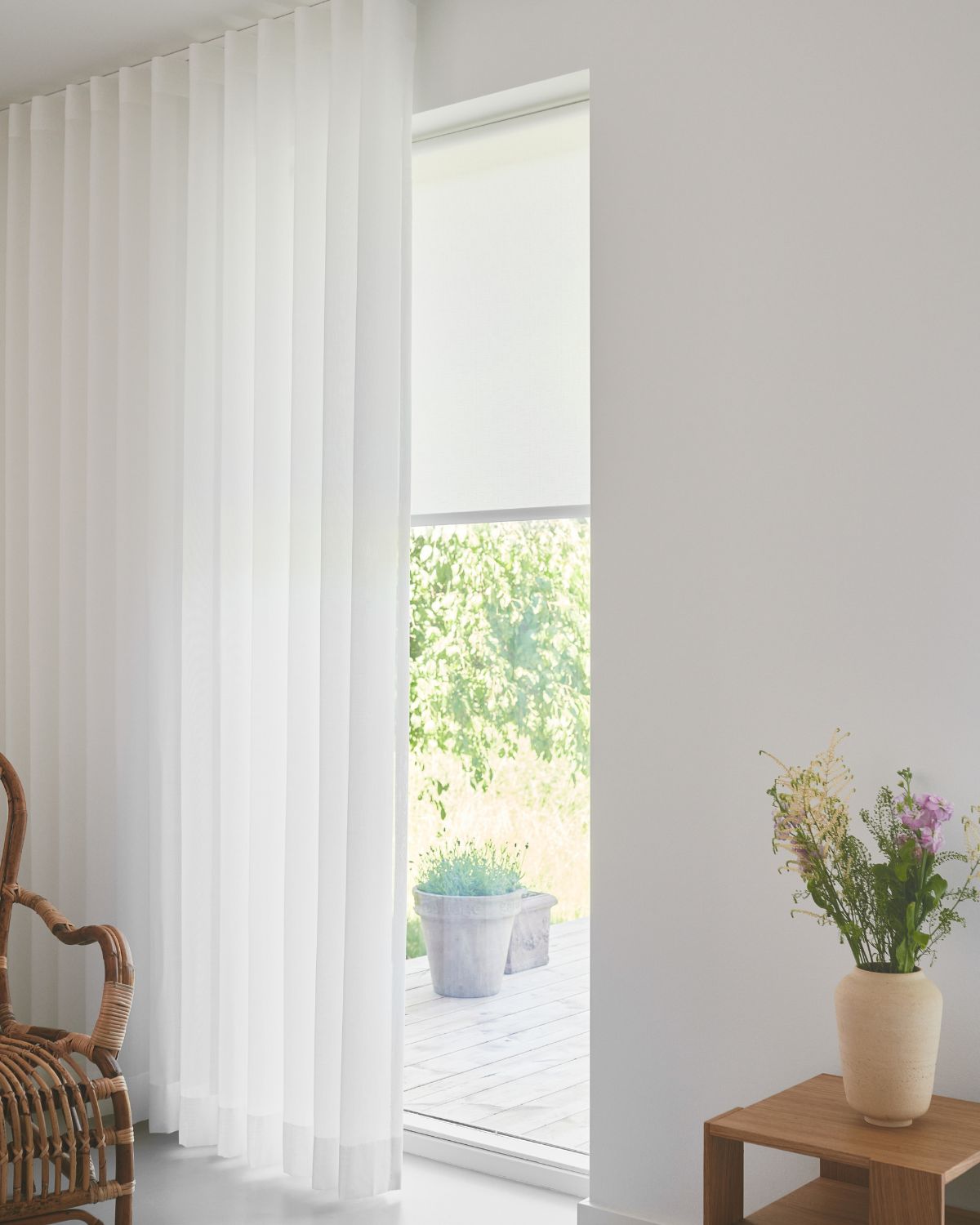 Rullgardin SEA-Tex från Luxaflex - Greenscreen - Tillverkad av återvunnet plast från haven