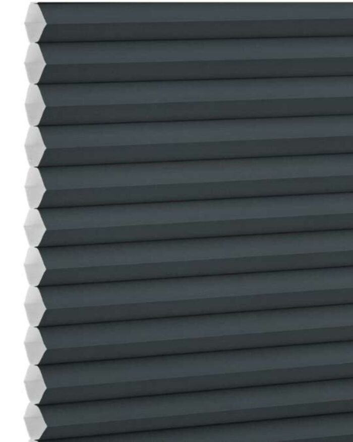 Duettegardin - svart - Semi-transparent Duettegardin – Unik Duo Tone