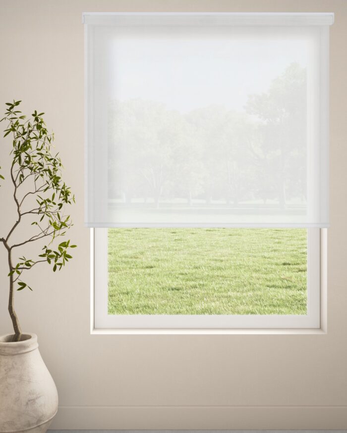 Måttbeställd rullgardin vit - elements från luxaflex