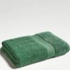 Grön handduk i suprima-bomull - premium - Supreme från Christy