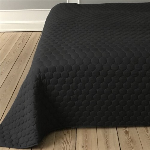 Sängöverkast - dubbelsäng - svart - pantomime