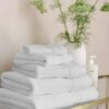 Vit handduk i Supima-bomull – Supreme