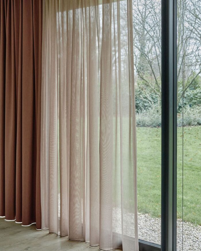 Skräddarsydd gardin - transparent - Vijg