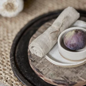 Tygservetter - Beige - 4-pack 40x40 cm - Mandela från Boel & Jan