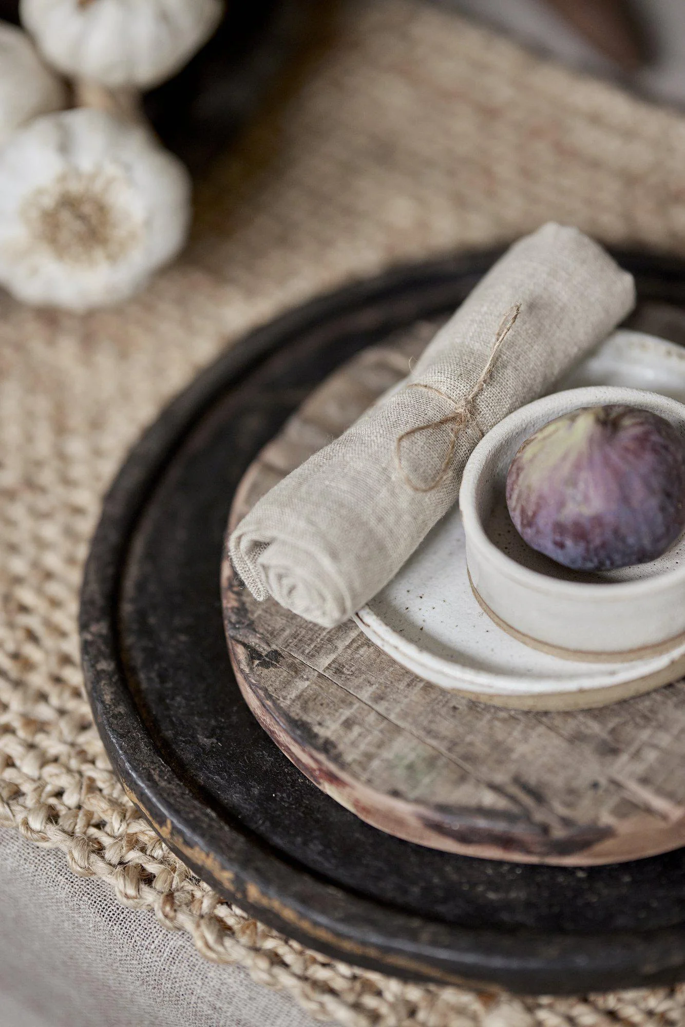 Servetter i tyg - beige Servetter i tyg - beige