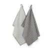 Kökshanddukar 2-pack - Svart_offwhite - Tazza från Jakobsdals - Randiga & rutiga handdukar Kökshanddukar 2-pack - Svart_offwhite - Tazza från Jakobsdals - Randiga & rutiga handdukar
