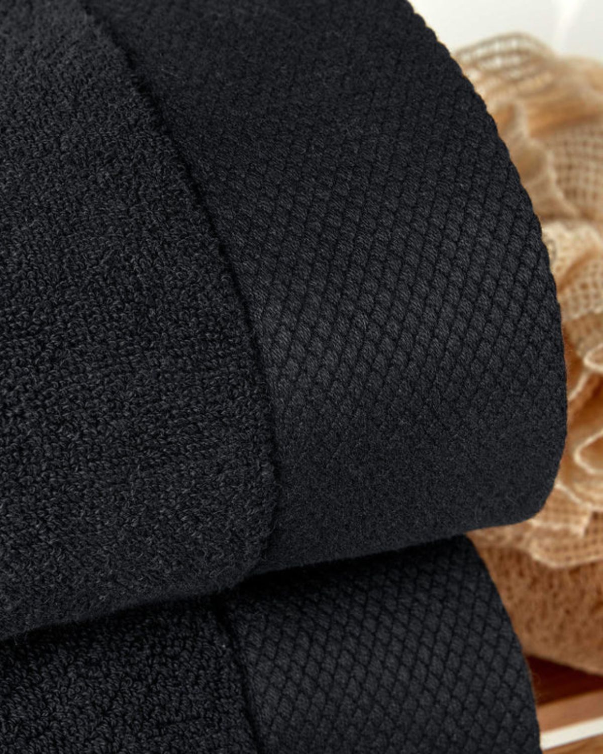 Lyxig svart handduk i 100% turkisk bomull - Premium - Luxe från Christy Lyxig svart handduk i 100% turkisk bomull - Premium - Luxe från Christy