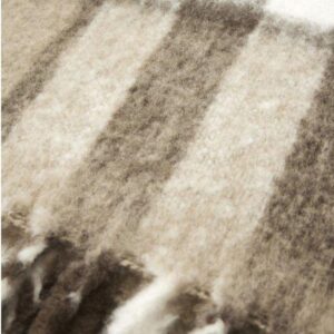 Rutig pläd 130×170 cm - Black Check Mohair - Jakobsdals