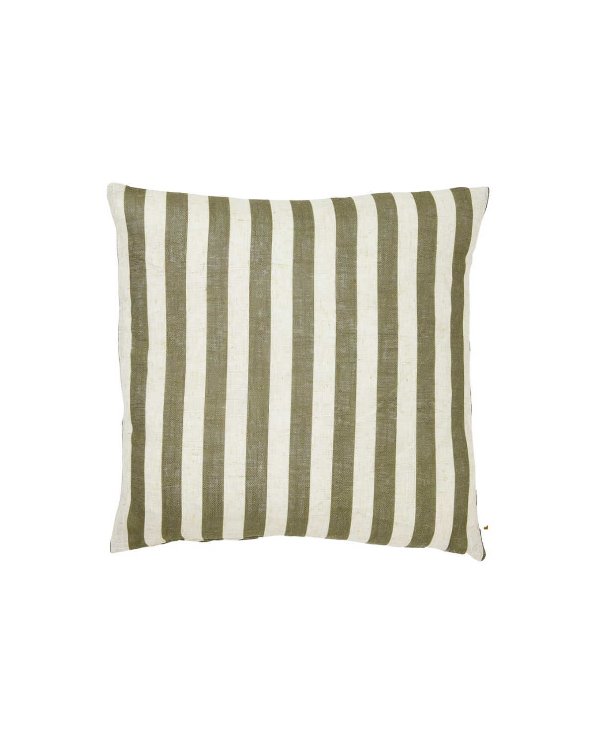 Randigt kuddfodral 50x50 cm - Cruella Stripe - Grön/vit - Jakobsdals