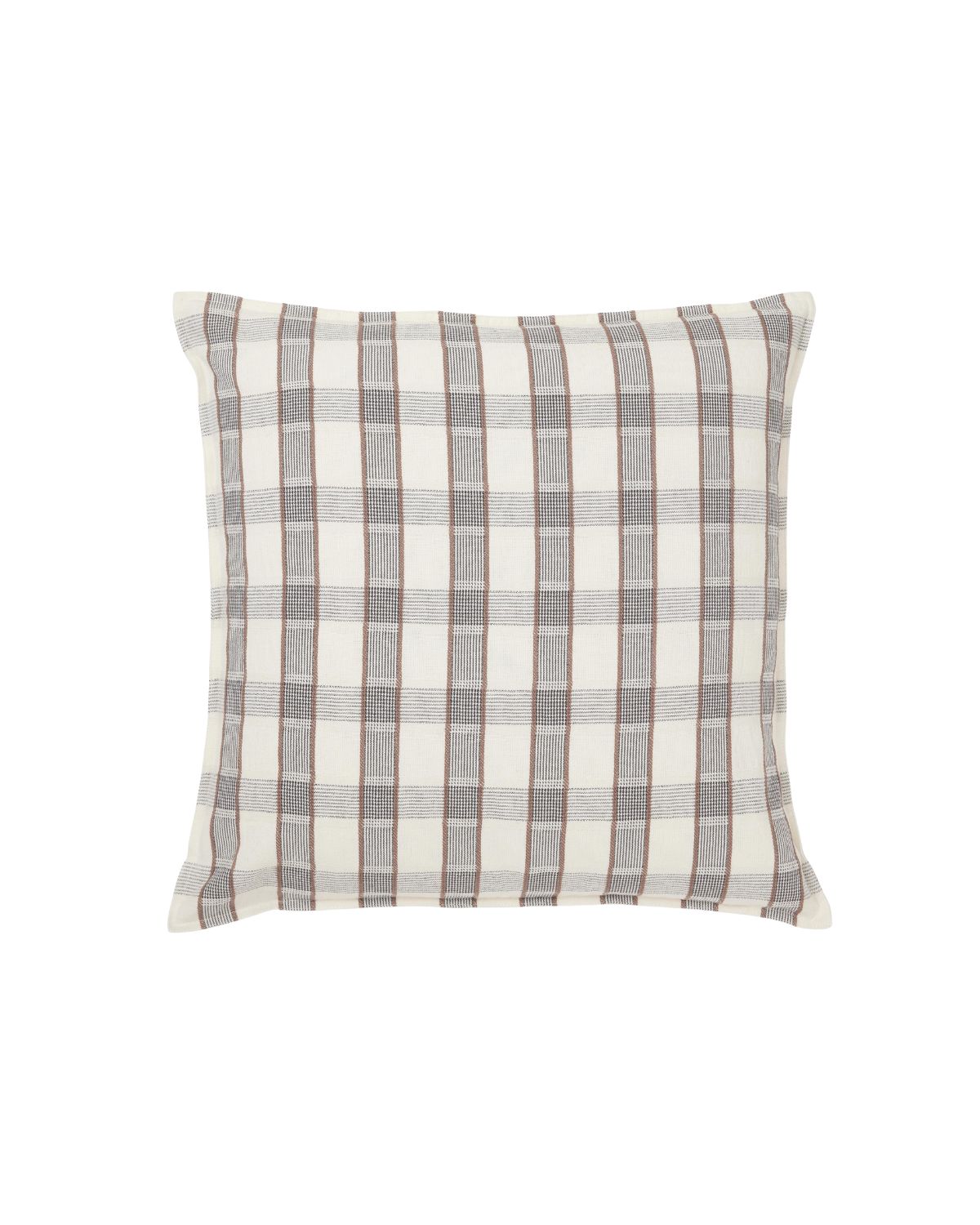 Rutigt kuddfodral 50x50cm - Svart/offwhite - Quadro - Jakobsdals Rutigt kuddfodral 50x50cm - Svart/offwhite - Quadro - Jakobsdals