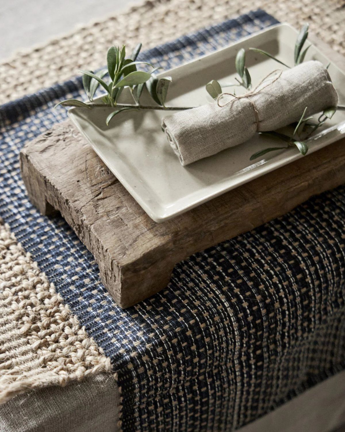 Tygservetter i linne - Beige 4-pack 40x40 cm - Mandela från Boel & Jan - dukning Tygservetter i linne - Beige 4-pack 40x40 cm - Mandela från Boel & Jan - dukning