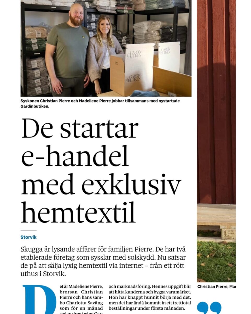 Arbetarbladet 15 Nov 2025 - Gardinbutiken