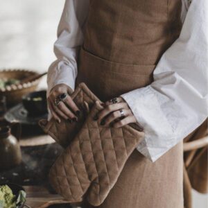 Förkläde Gusto 70x90 cm - Brun/cognac - Jakobsdals