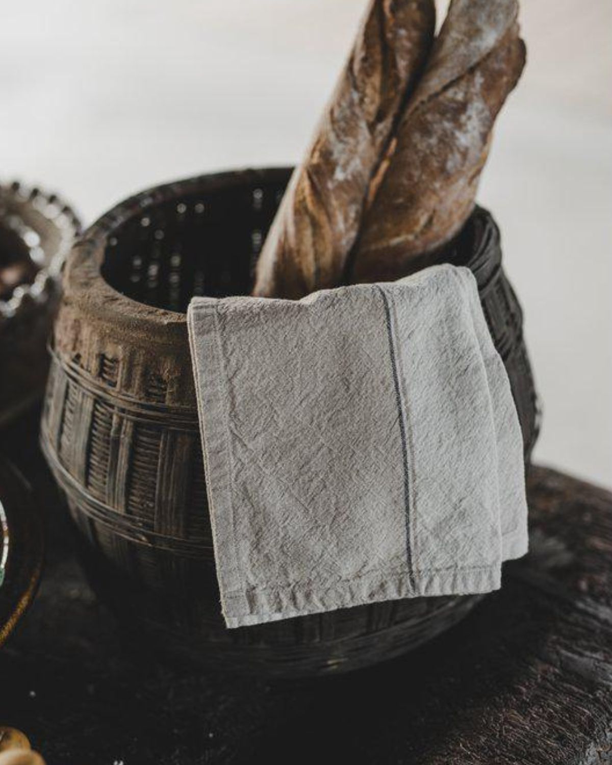 Kökshanddukar - Grå/beige - Line från Jakobsdals - Miljöbild