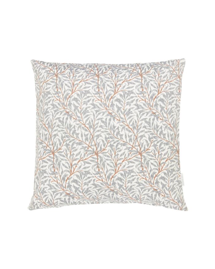 Kuddfodral 50x50 cm - Grårost - Morris-inspirerat bladmönster - Ramas - Boel & Jan