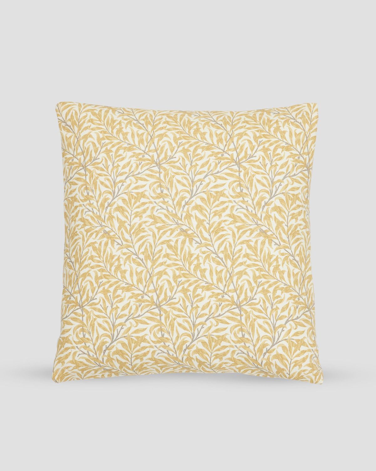 Kuddfodral 50x50 cm - Gul - Bladmönster - Ramas - Boel & Jan