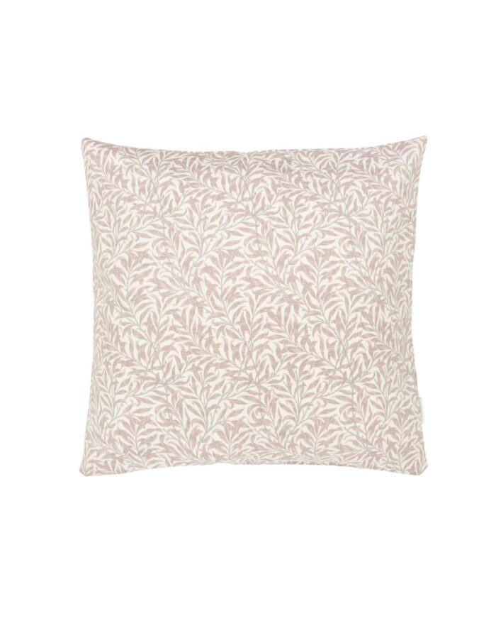 Kuddfodral 50x50 cm - Rosa - Morris-inspirerat bladmönster - Ramas - Boel & Jan
