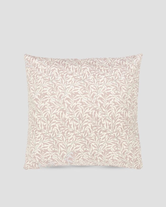 Kuddfodral 50x50 cm - Rosa - Morris-inspirerat bladmönster - Ramas från Boel & Jan