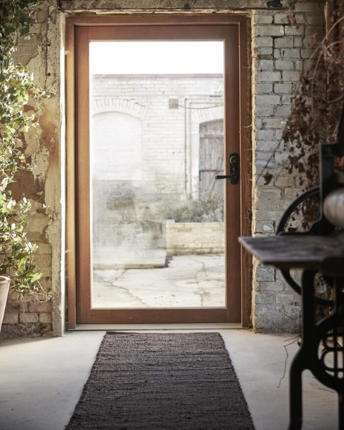 Matta i jute - 70x140 cm - Brun - Merida från Boel & Jan - Miljöbild