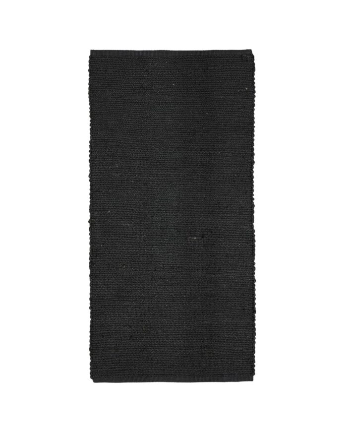 Gångmatta i jute - 70x140 cm - Svart - Merida från Boel & Jan