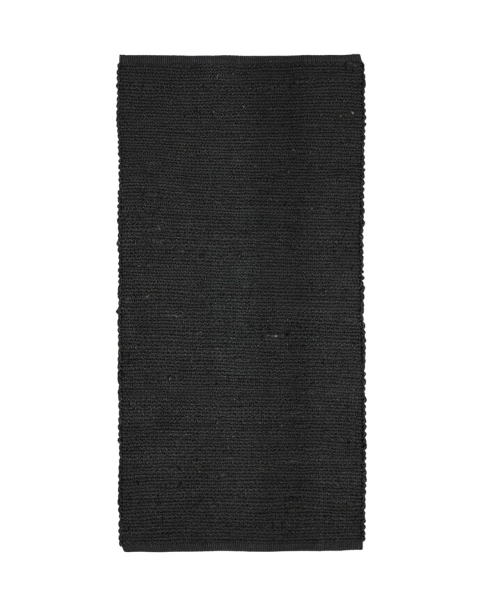 Gångmatta i jute - 70x200 cm - Svart - Merida från Boel & Jan