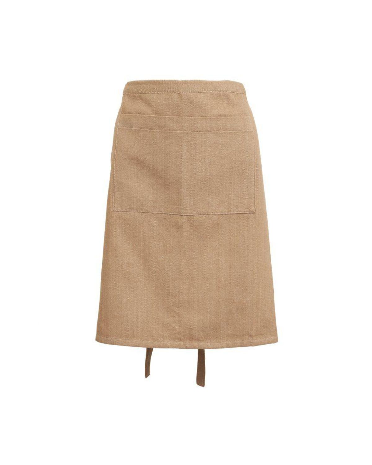 Midjeförkläde 55x90 cm - Brun/cognac - Gusto Bistro - Jakobsdals