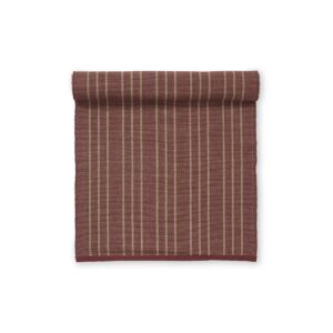 Randig bordslöpare 40x140 cm - Röd - Tri från Jakobsdals