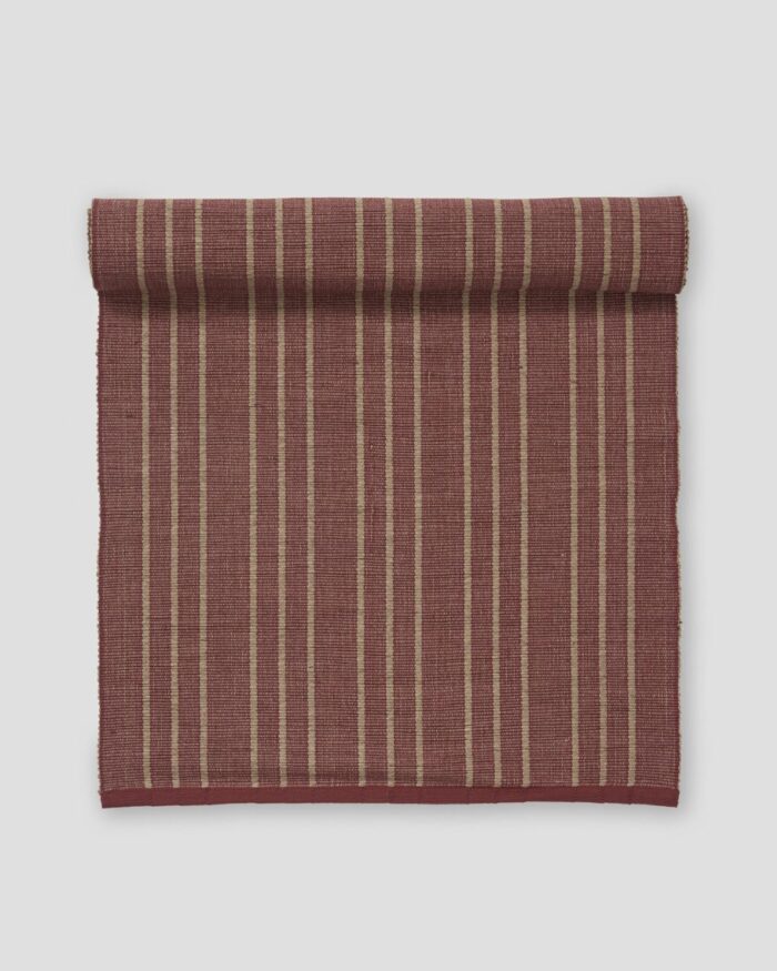 Alternative view of Randig bordslöpare 40x140 cm - Röd - Tri från Jakobsdals