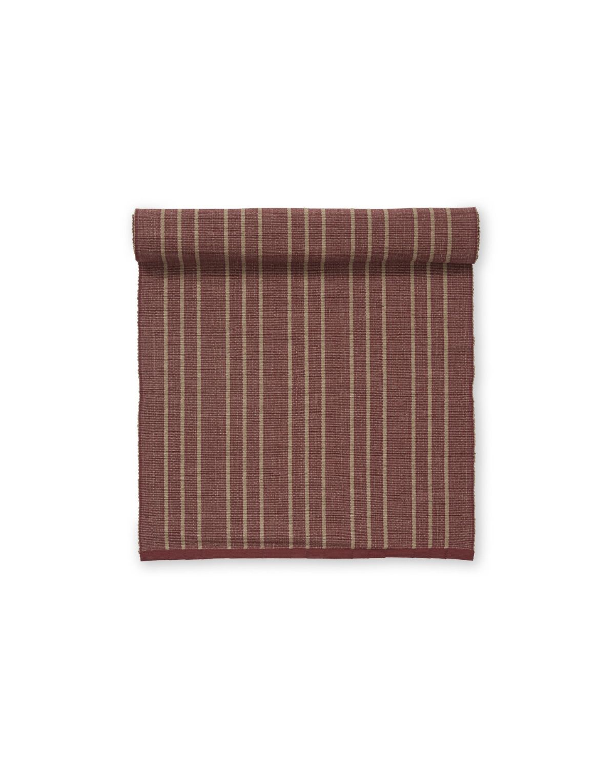 Randig bordslöpare 40x140 cm - Röd - Tri från Jakobsdals