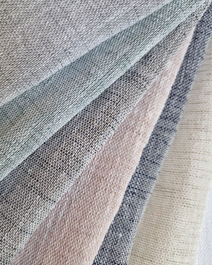 Närbild på tygerna