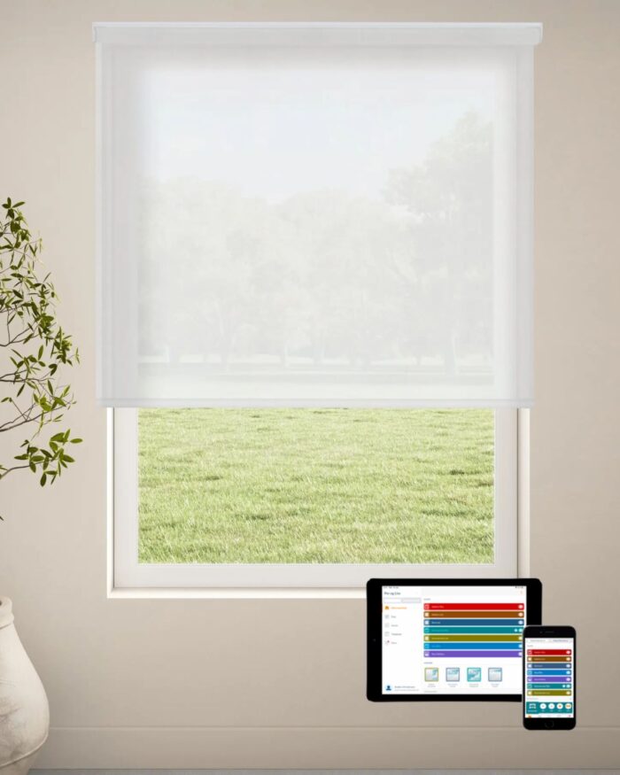 Elektrisk rullgardin - måttbeställd - Elements Powerview från Luxaflex