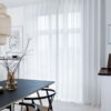 Måttbeställd tunn gardin - Smoke Roomhigh från Pagunette - Vit 10