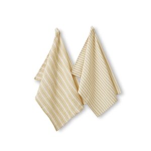 Gulrandig kökshandduk 2-pack - Cuisine från Jakobsdals