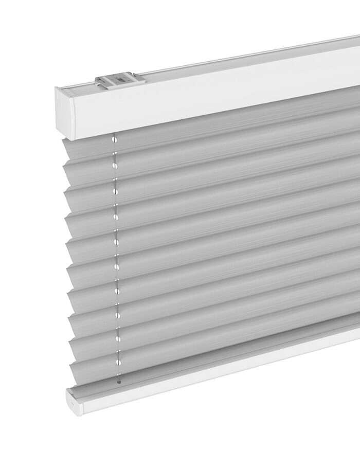 Måttbeställd plissegardin med linlås - Gardinbutiken