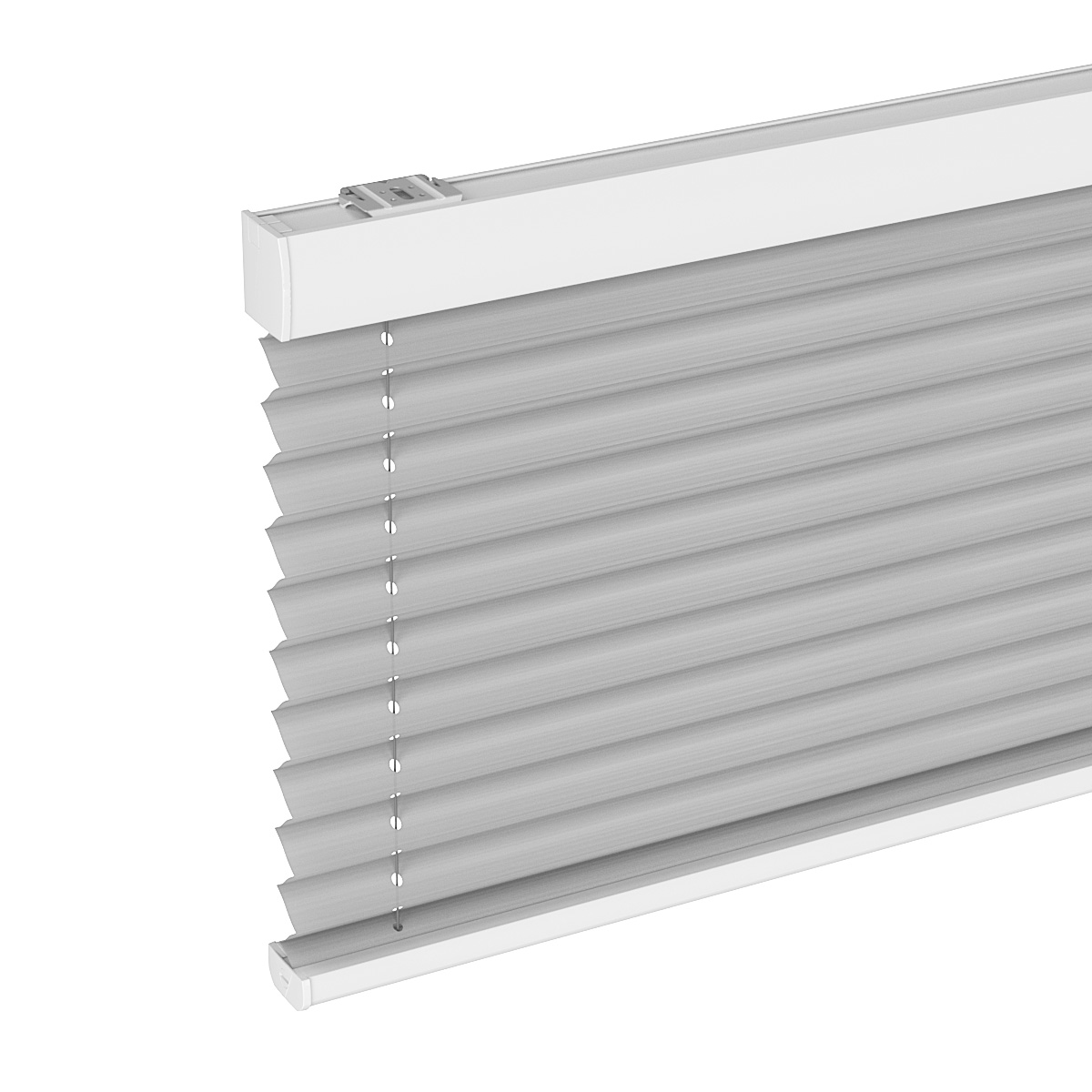 Måttbeställd plissegardin med linlås - Gardinbutiken