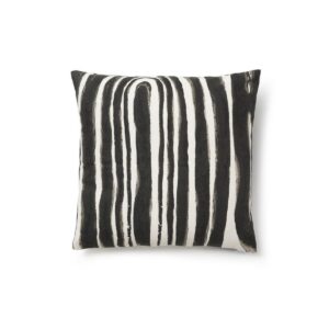 Mönstrat kuddfodral - Svart/offwhite - Jakobsdals