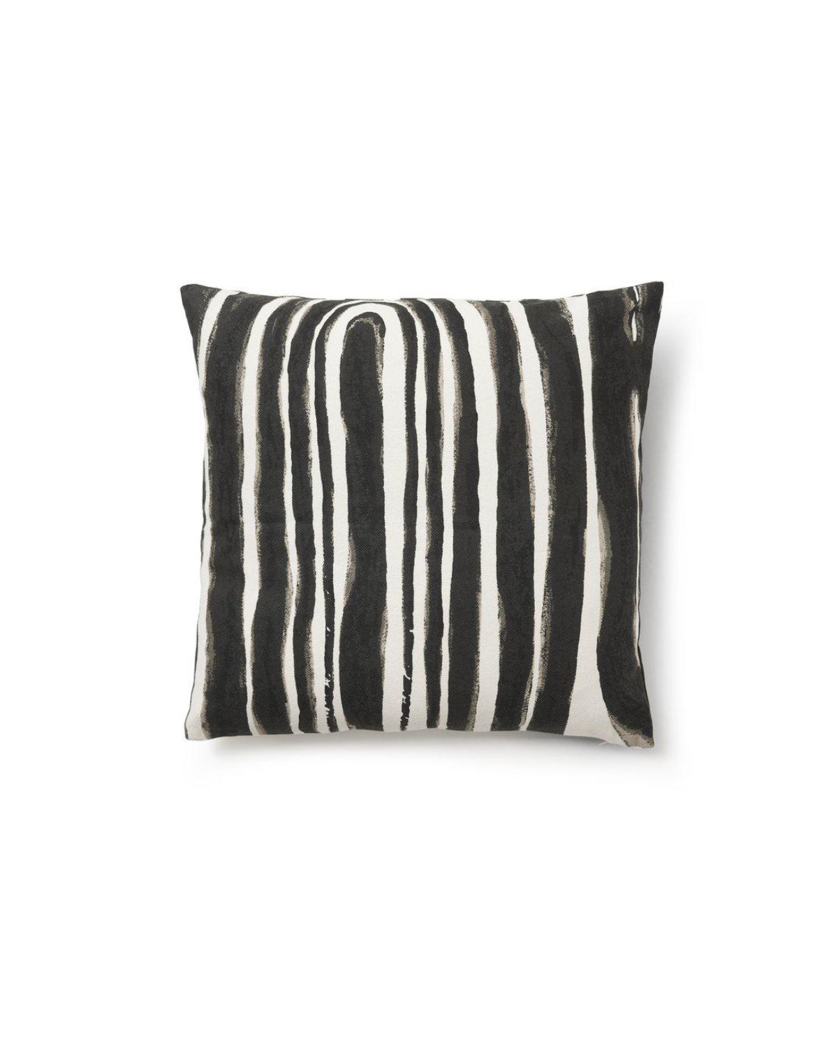 Mönstrat kuddfodral - Svart/offwhite - Jakobsdals