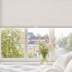 Måttbeställd mörkläggande duettegardin (linspänd) - Gardinbutiken