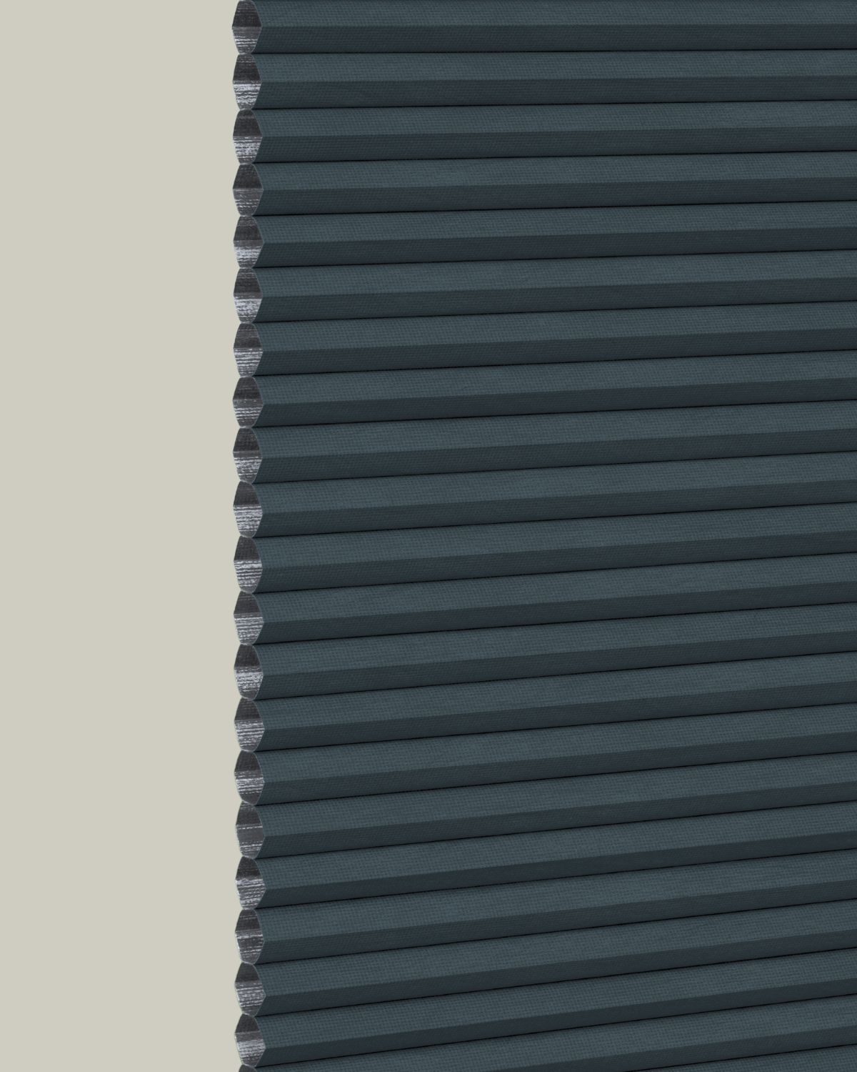 Mörkläggande Duettegardin från Gardinbutiken - Mörkblå 0034