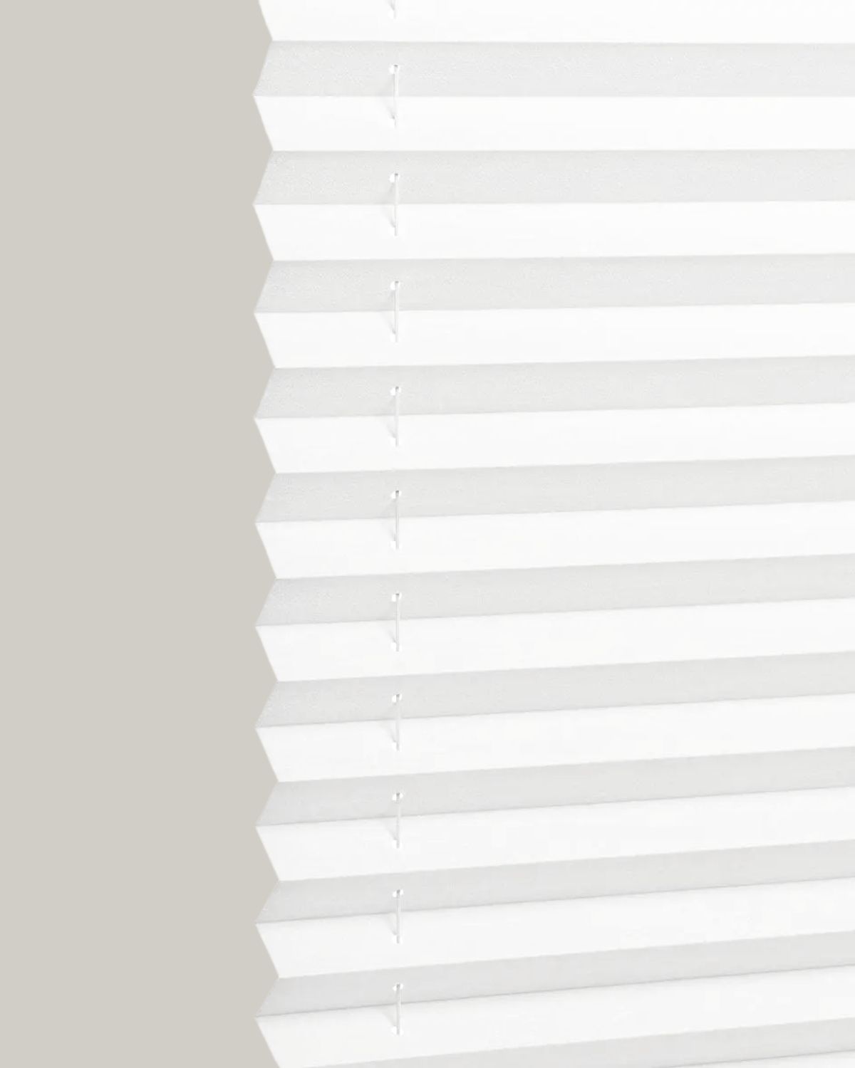 Plisségardin Vit 01 - Gardinbutiken