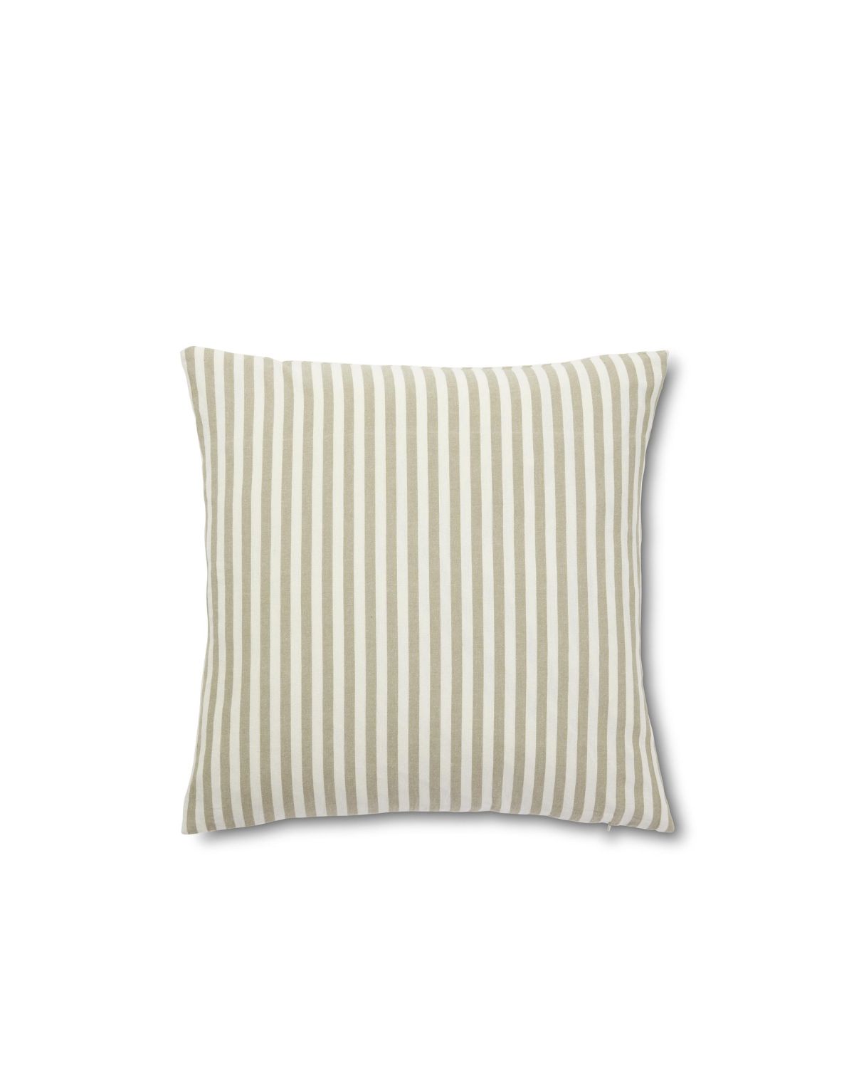 Randigt kuddfodral - Beigeoffwhite - Cuisine från Jakobsdals - 50x50